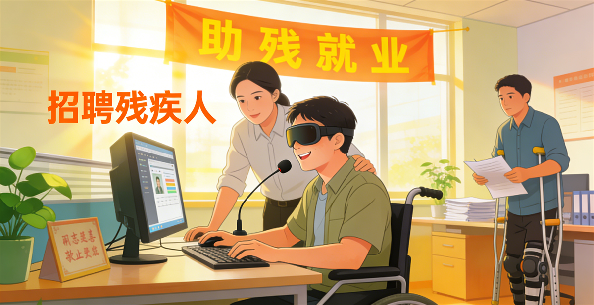 助殘就業招聘殘疾人